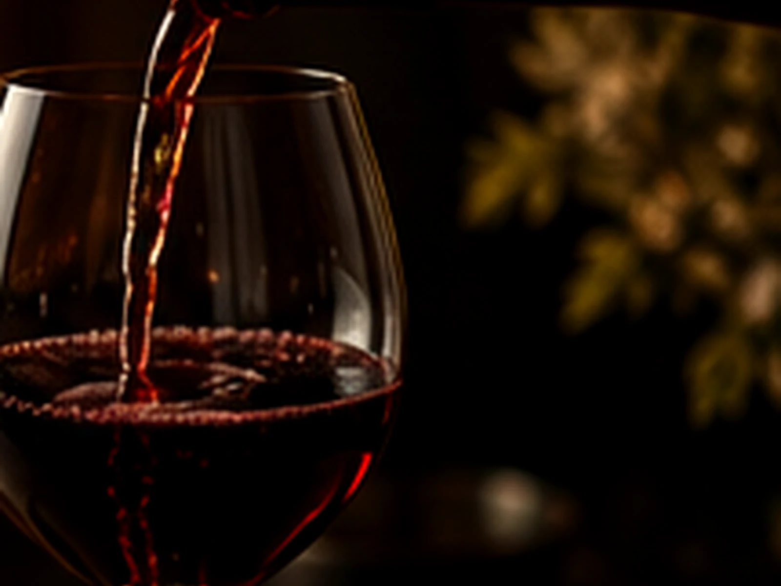 Mesa e vinho em ambiente premium